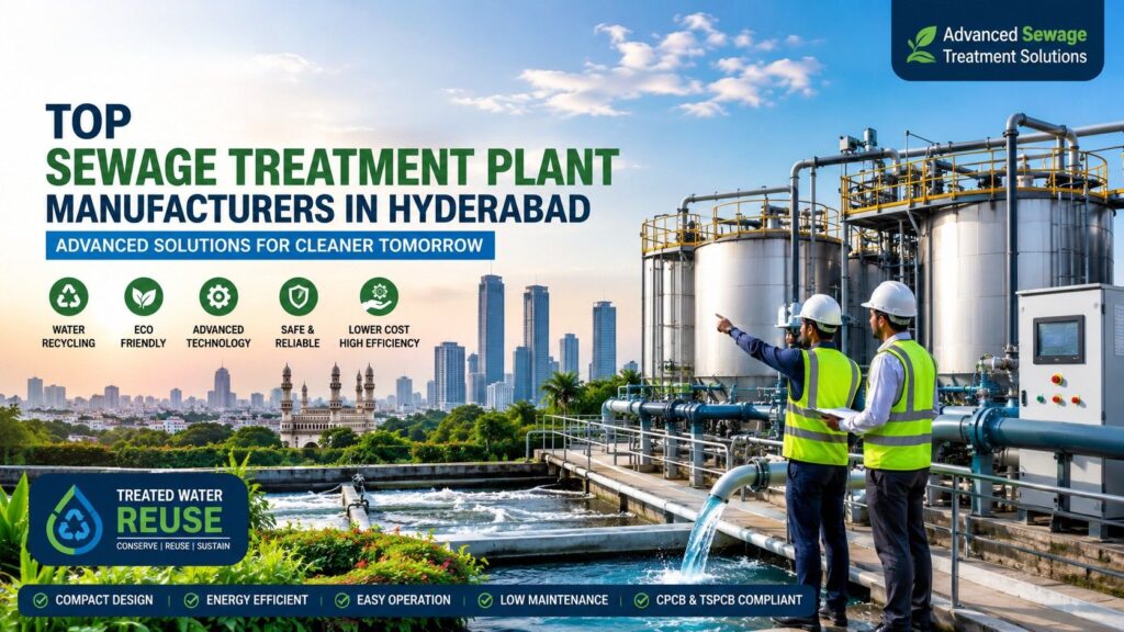 Top Sewage Treatment Plant Manufacturers in Hyderabad – Indus Ecowater